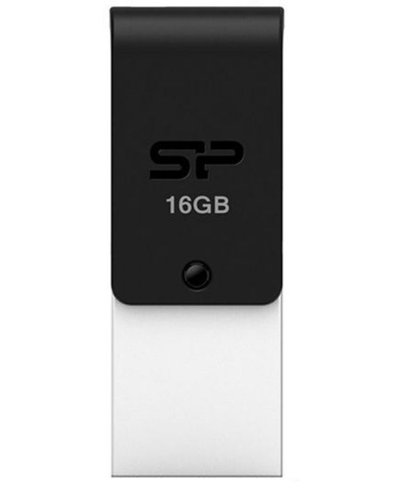 تصویر  فلش مموری OTG USB سیلیکون پاور مدل ایکس 21 - 16 گیگابایت