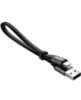 تصویر  کابل شارژ و انتقال اطلاعات یو اس بی (لایتنینگ) 2 در 1 بیسوس برای آیفون، آیپد و گوشی‌های اندرویدی - 23 سانتی‌متر