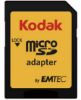 تصویر  کارت حافظه امتک کداک میکرو اس دی اچ سی 16 گیگابایت کلاس 10 با سرعت 85 مگابایت در ثانیه به همراه آداپتور تبدیل