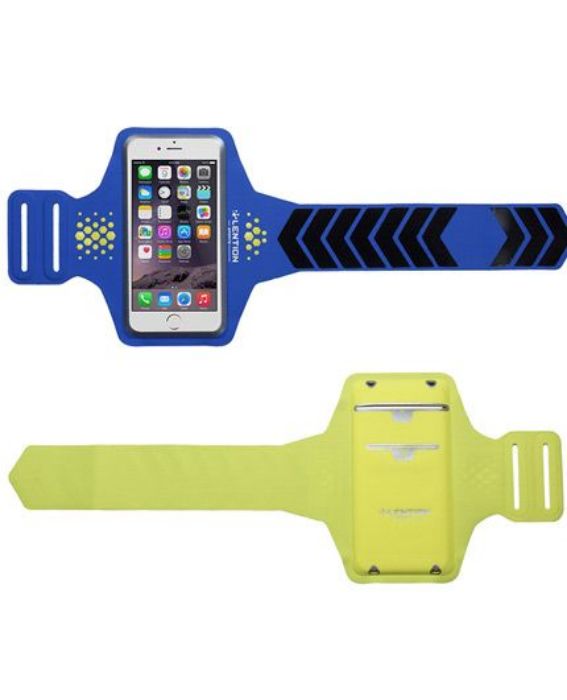 تصویر  بازوبند ضد آب ورزشی با نگهدارنده گوشی لنشن (مناسب برای گوشی‌های دارای نمایشگر 4.9 تا 5.7 اینچ)