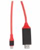 تصویر  کابل تبدیل USB-C به HDMI جهت اتصال گوشی های دارای درگاه USB Type-C به تلویزیون - 2 متر