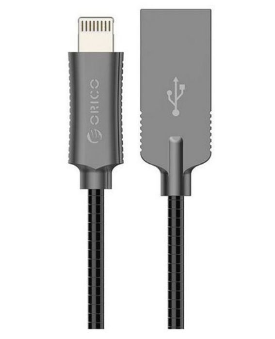 تصویر  کابل 1 متری شارژ و انتقال اطلاعات USB 2.0 به Lightning اوریکو برای شارژ و انتقال اطلاعات آیفون و آیپد مدل LTS-10