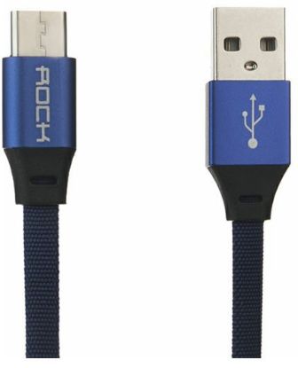 تصویر  کابل شارژ و انتقال اطلاعات USB 2.0 به USB Type-C راک