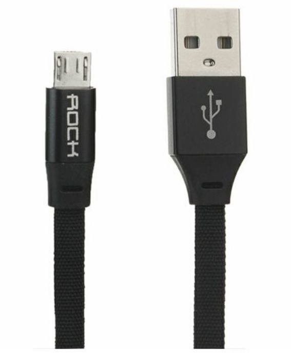 تصویر  کابل شارژ و انتقال اطلاعات USB 2.0 به MicroUSB راک