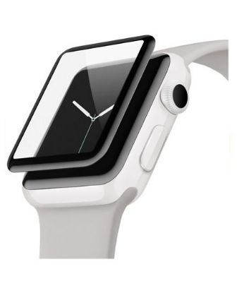 تصویر  محافظ شیشه ای صفحه نمایش و بدنه ساعت هوشمند اپل واچ نسل سوم 42 میلی‌متری