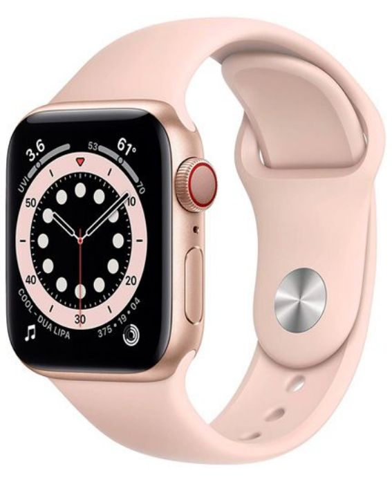 تصویر  ساعت هوشمند اپل واچ نسل ششم 40 میلی‌‌متری آلومنیومی با بند اسپورت - جی پی اس - A2291