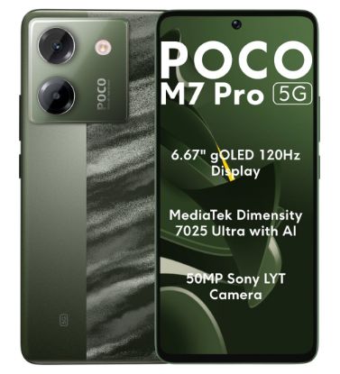 نمایش جزئیات برای  گوشی موبایل شیائومی Poco M7 Pro 5G ظرفیت 256 گیگابایت رم 8 گیگابایت تصویر  گوشی موبایل شیائومی Poco M7 Pro 5G ظرفیت 256 گیگابایت رم 8 گیگابایت